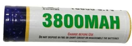 3800 mAh L-ion BATTERY